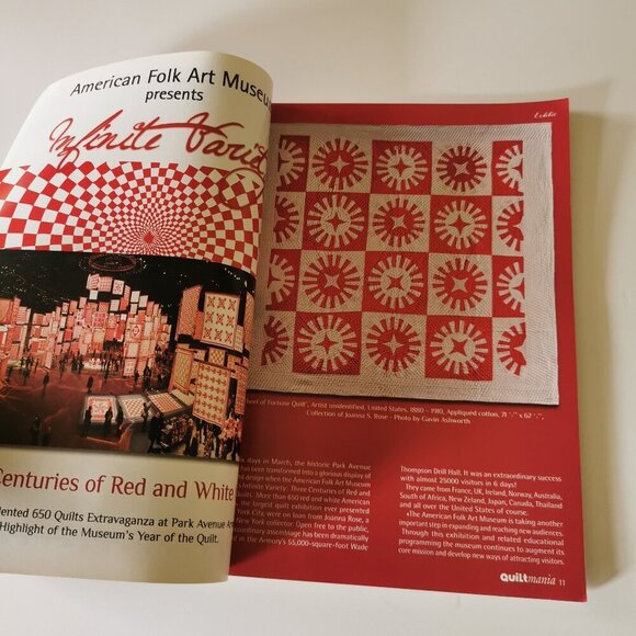 Quiltmania Magazine Quilt #83 Issue 2011 Crafts Quilting Patterns Patchwork - Picture 4 of 7